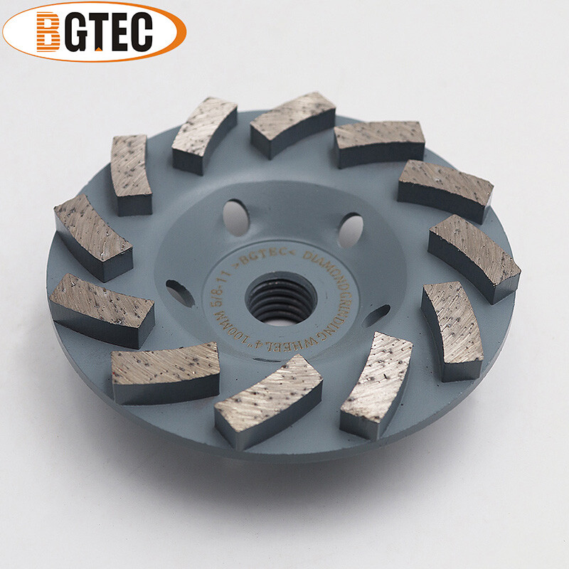 Diamond Grinding Cup Wheel 4-7 in 5/8-11 Marble Concrete Masonry Polishing Plate