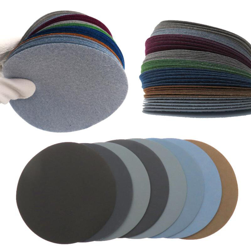 2 inch 50mm Hook Loop Sanding Disc Sandpaper Pads Wet & Dry 60 Grit -10000 Grit