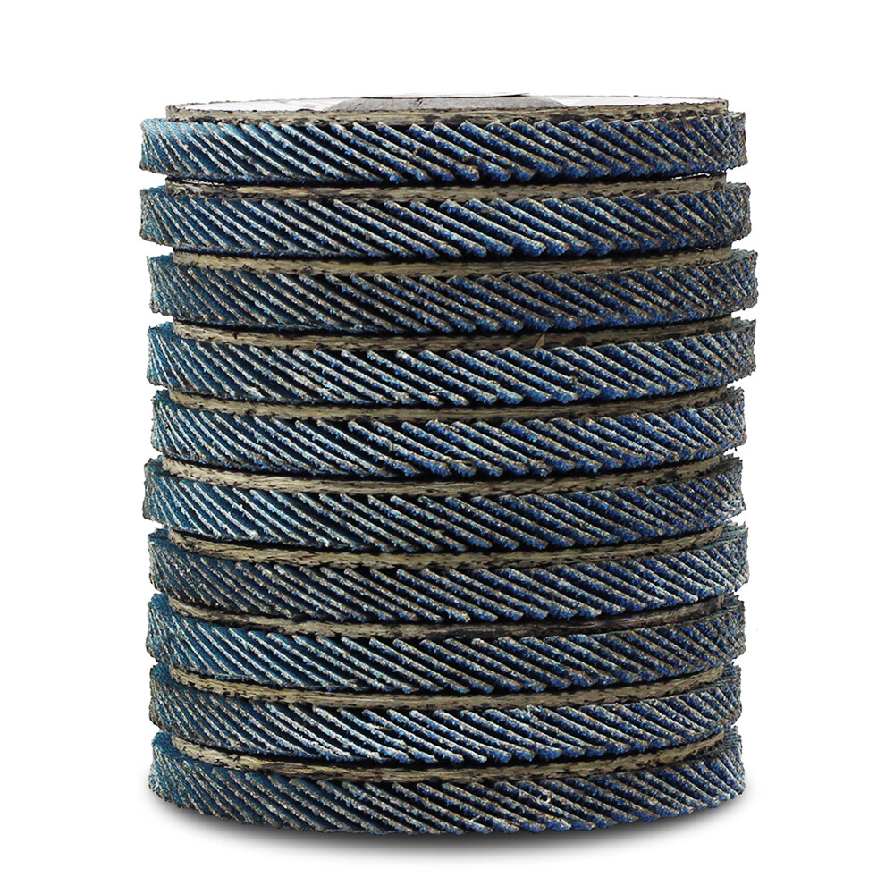BHA 4″ x 5/8″ Zirconia Flap Discs Grinding Wheels for Angle Grinder – 10 Pack