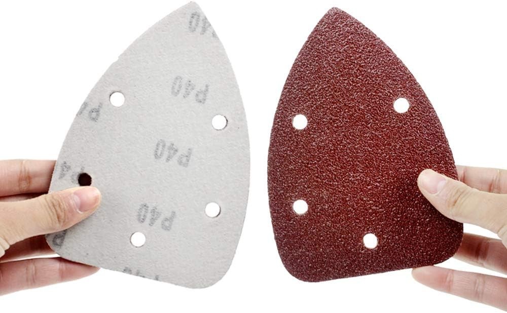 Complete 50-Piece Assorted Sandpaper Pack for Mouse Sanders – All Grits Included