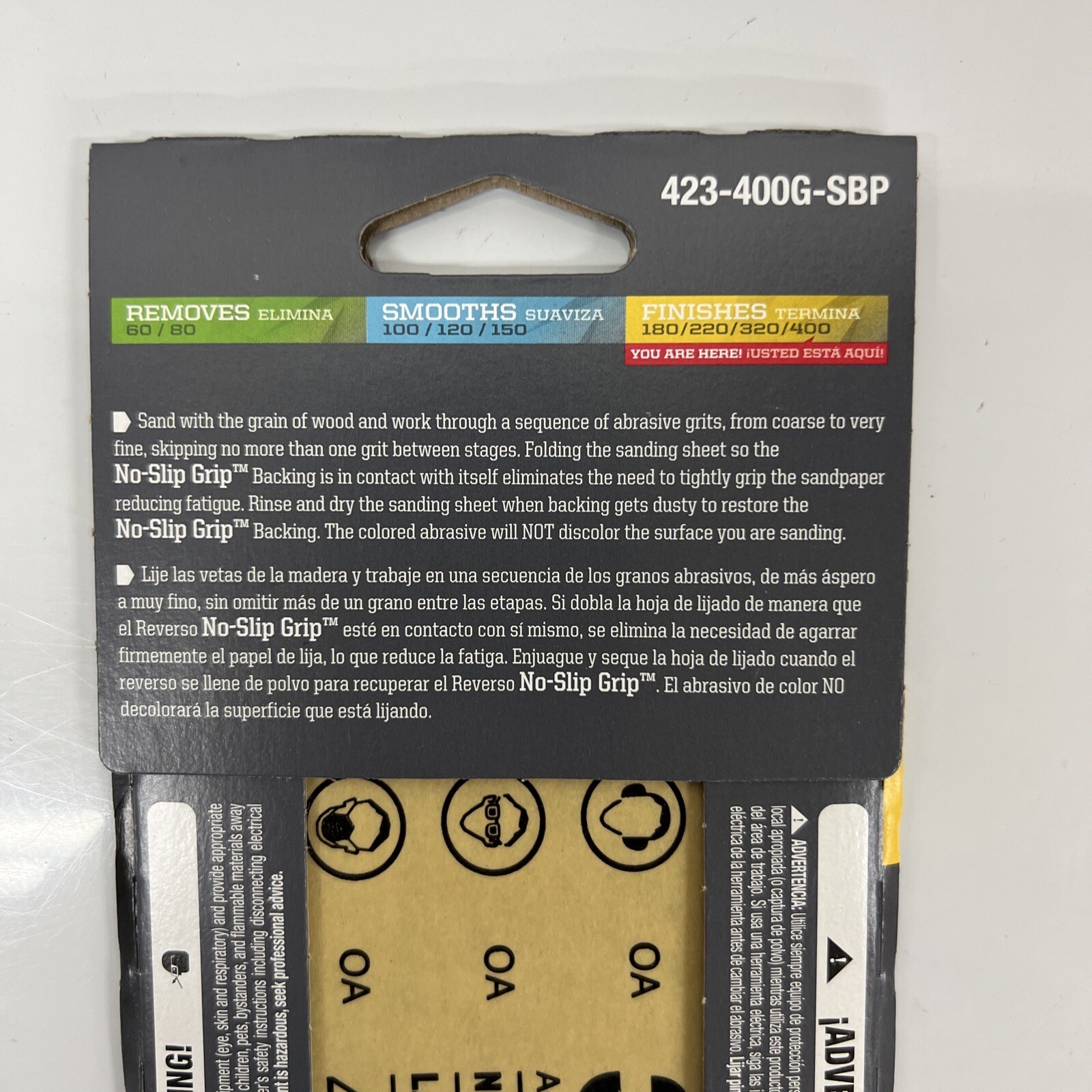 3M SandBlaster Pro Extra Fine 400-Grit Sheet Sandpaper 1 Pack