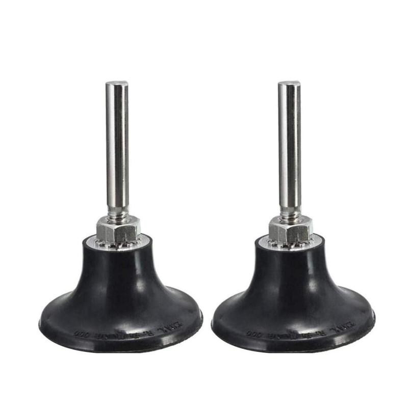 2PCS 2″ Sanding Disc Pad Holder 1/4″ Shank Roll Lock for Die Grinder Drill