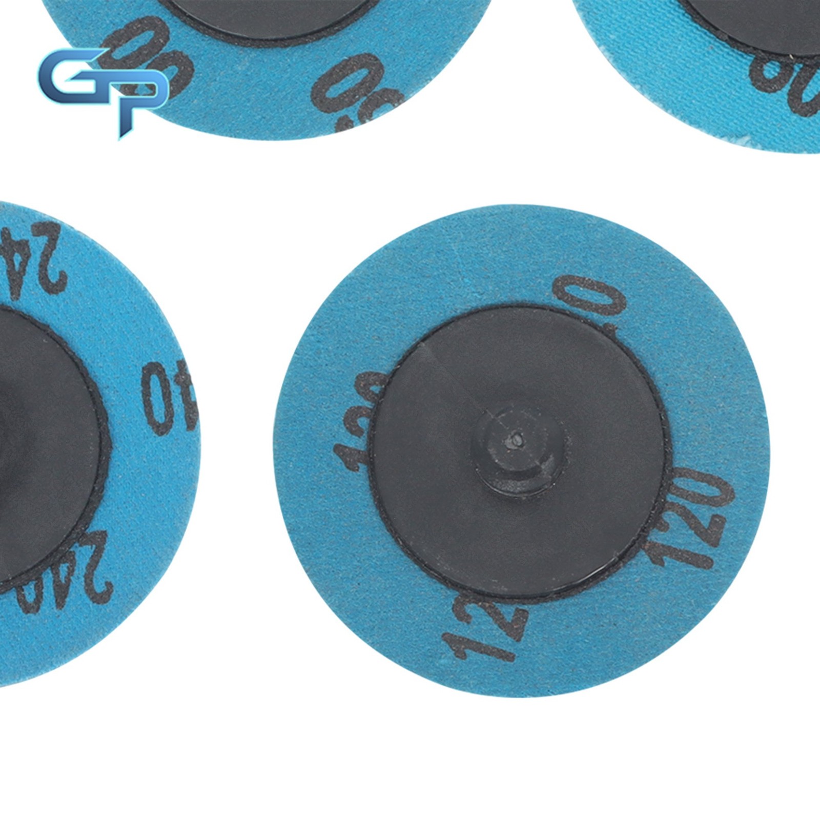 50 PCS 2 Inch 36/60/80/120/240 Grit Roll Lock Sanding Discs for Die Grinder