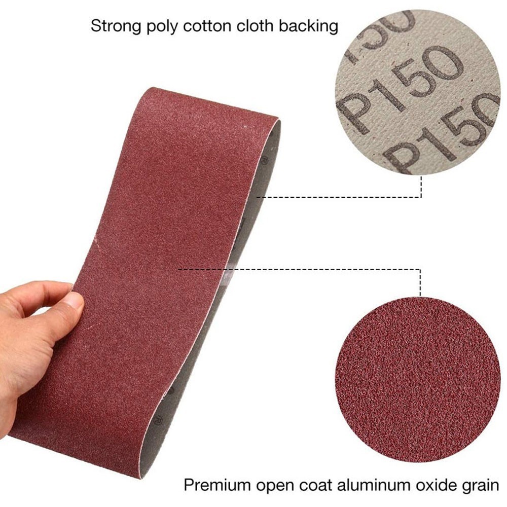 5/10pc 50x915mm Sanding Belt Sandpaper Sander for Metal Wood Grinding 40~600Grit