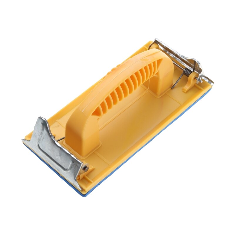 Portable Hand Sander with Handle Manual Sandpaper Holder Hand Sanding Block