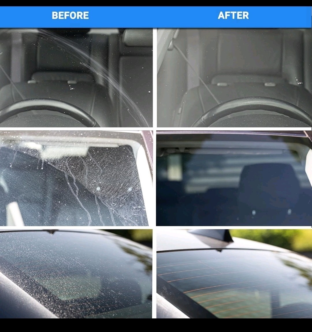 Glass Polish Windscreen Polishing Kit 1.7oz Compound, 3″ Pad, Drill Attachment