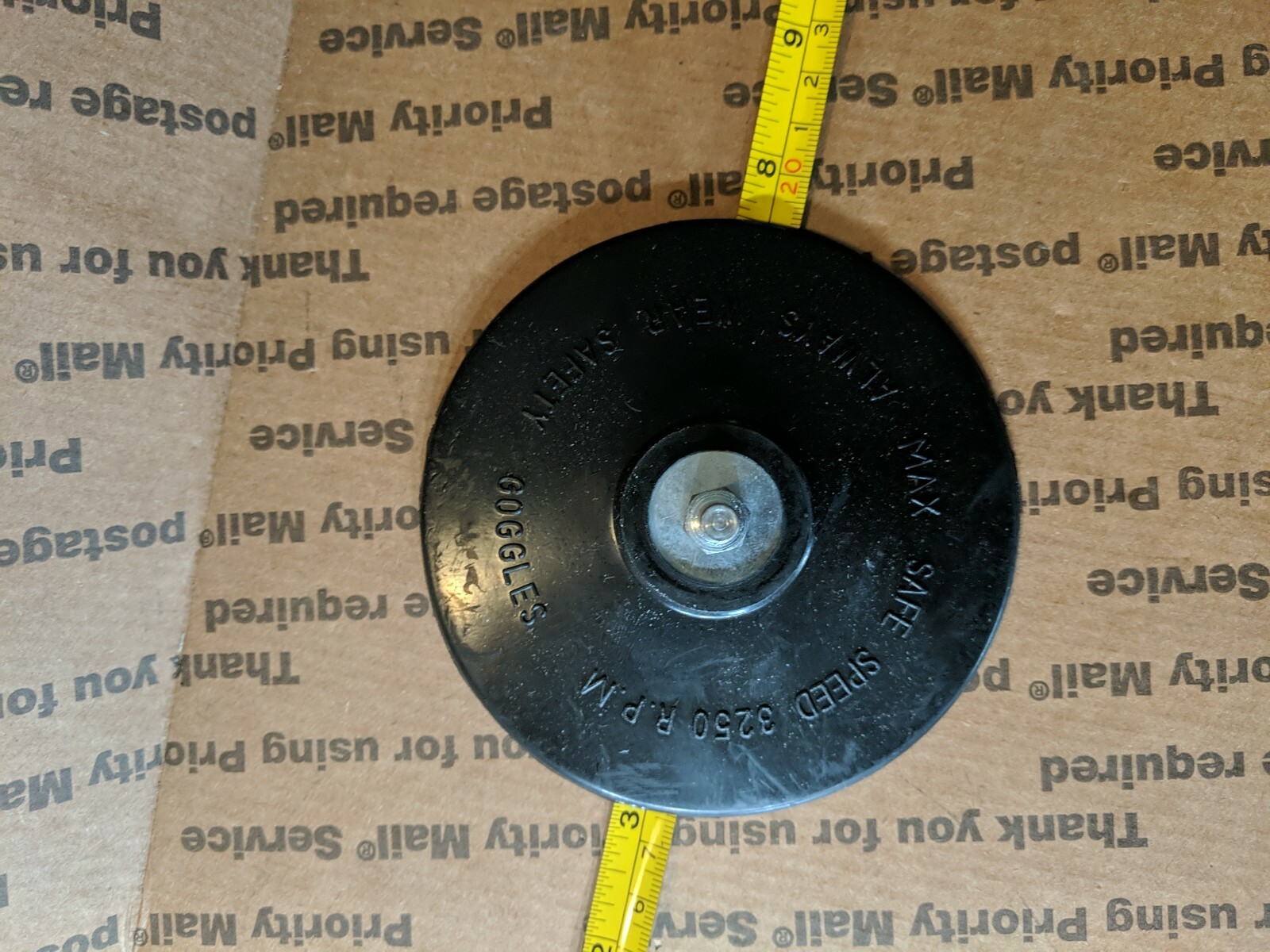 Eazypower 87197 4.5″ Sanding Rubber Backing Pad with 6mm Drill Shank Attachment