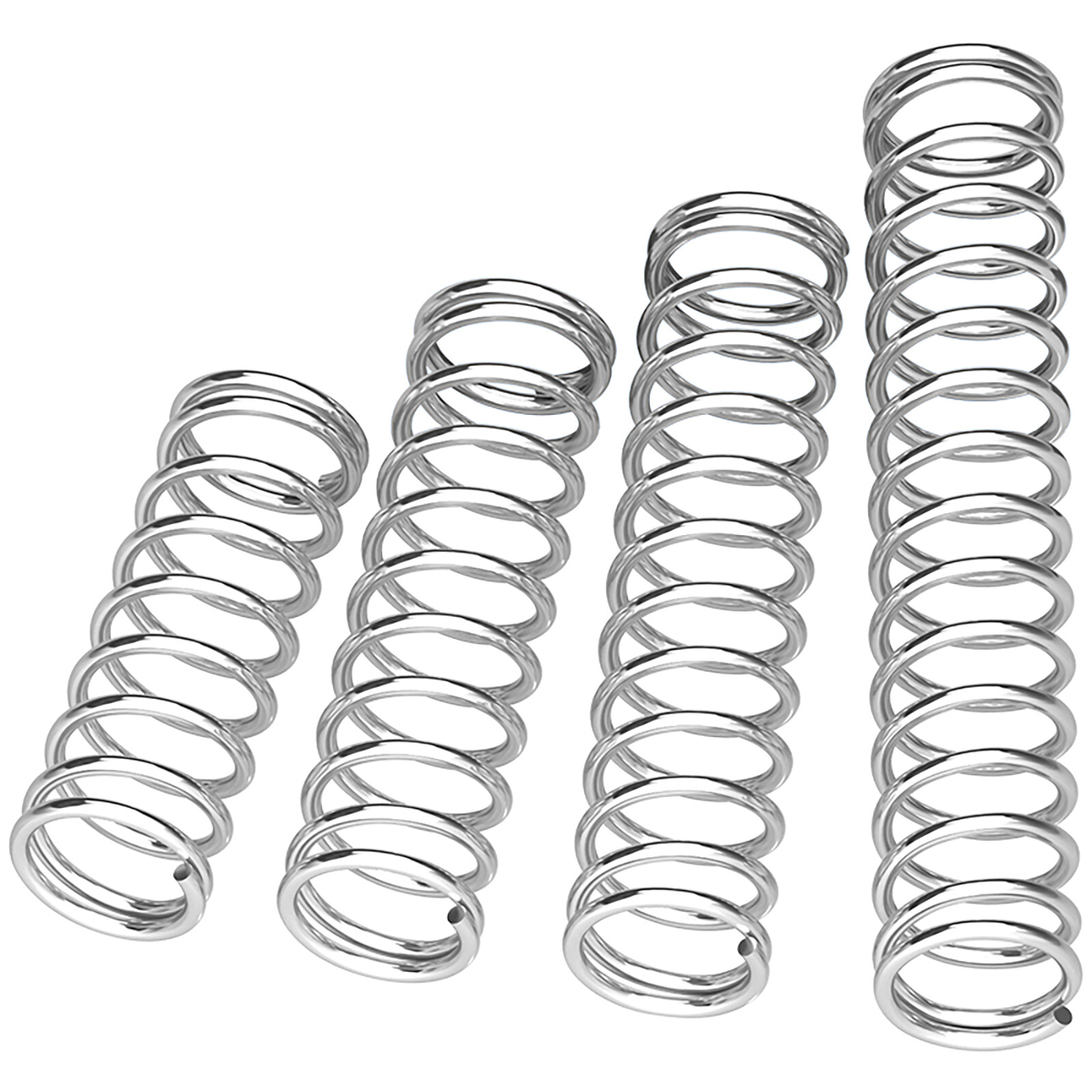 304 Stainles Steel Compression Pressed Springs ,0.6mm 0.7mm 0.8mm Wire Diameter