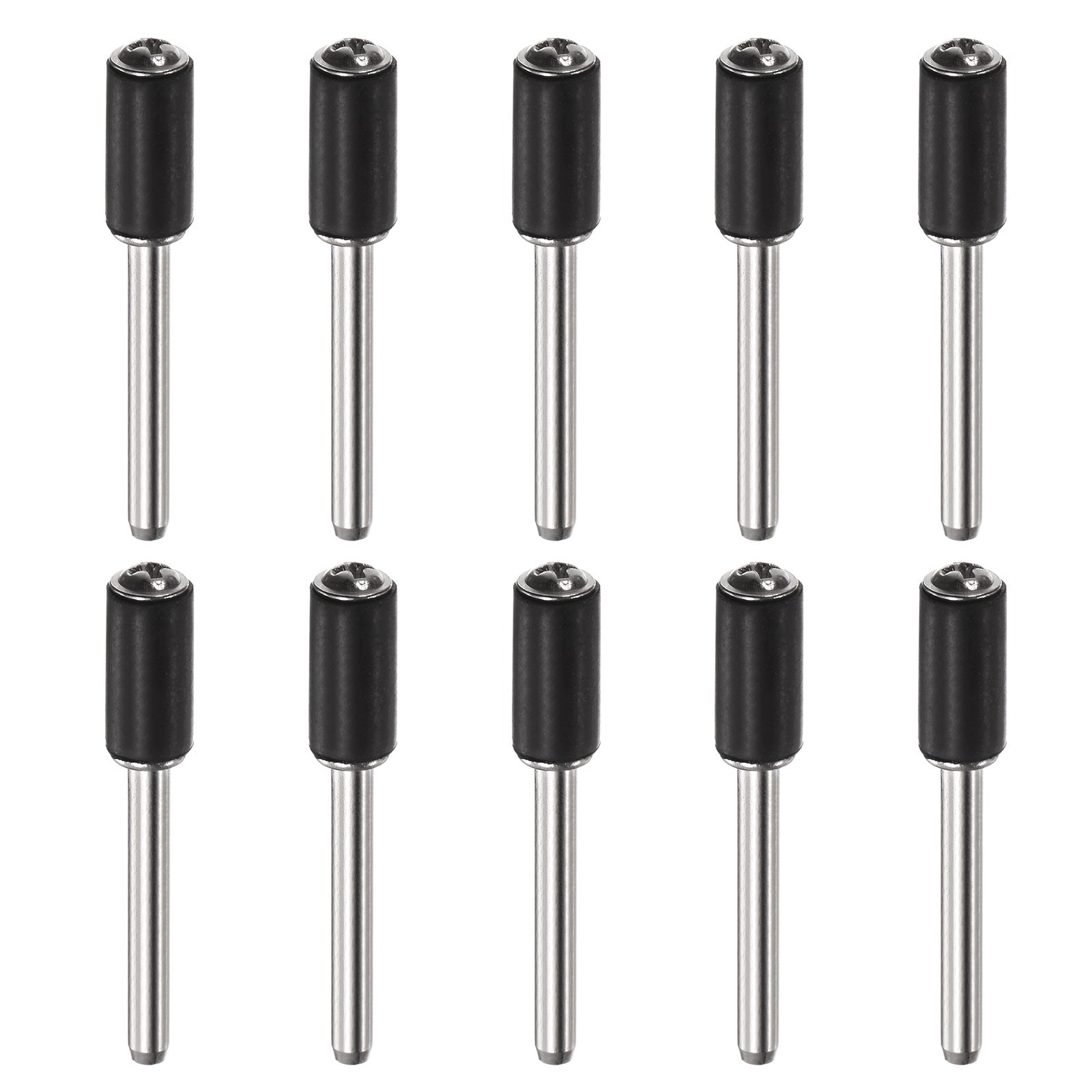 10Set 1/4 Inch Sanding Drum Rubber Mandrels 1/8 inch Shank Sanding Sleeve Holder