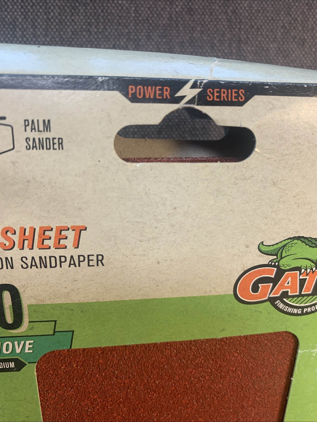 25pc Gator 4.5-in W x 5.5-in L 80-Grit Clamp-On Sanding Sheet New Palm Sander