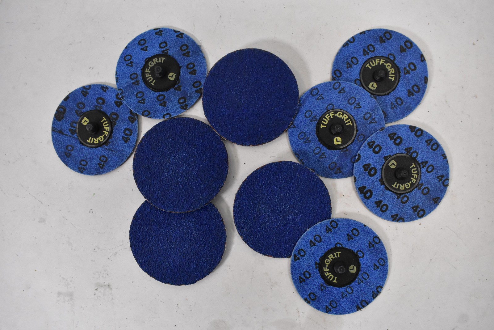 Lawson 27363 3 Inch Sanding Discs 40 Grit Blue Polymer 10 Pack Made In USA