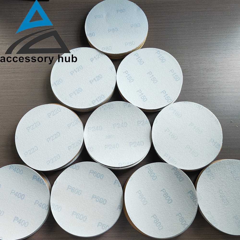 Hook & Loop 6” Sanding Discs, Orbital DA Sander Paper Pads Accessoryhub US