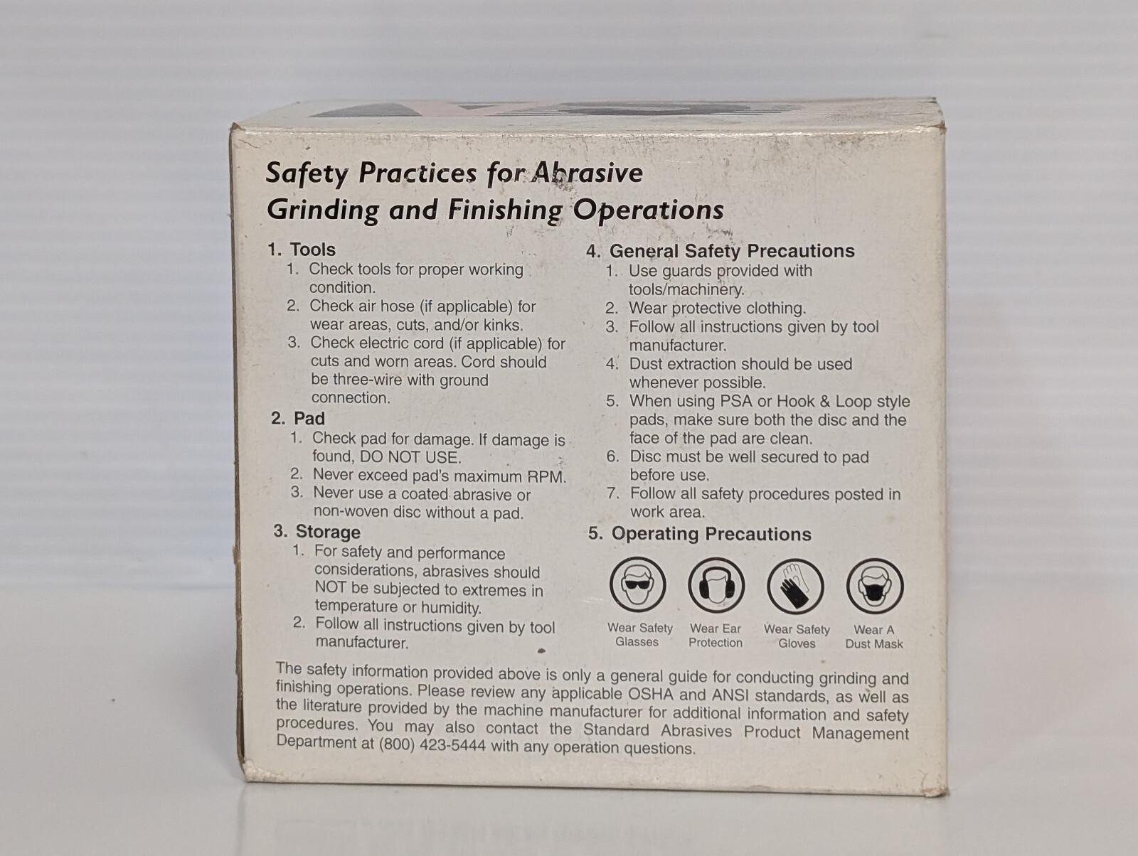Standard Abrasives 522304 SOCATT Laminated Discs 1-1/2″, 50AO, 2 Ply, 100 Count