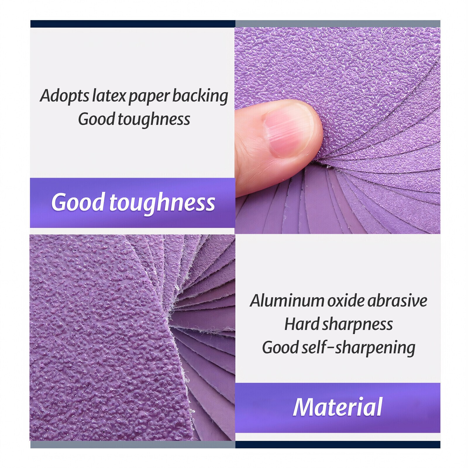 50mm Wet & Dry Sanding Discs 2 Inch Sandpaper Hook and Loop Pads 60-10000 Grit