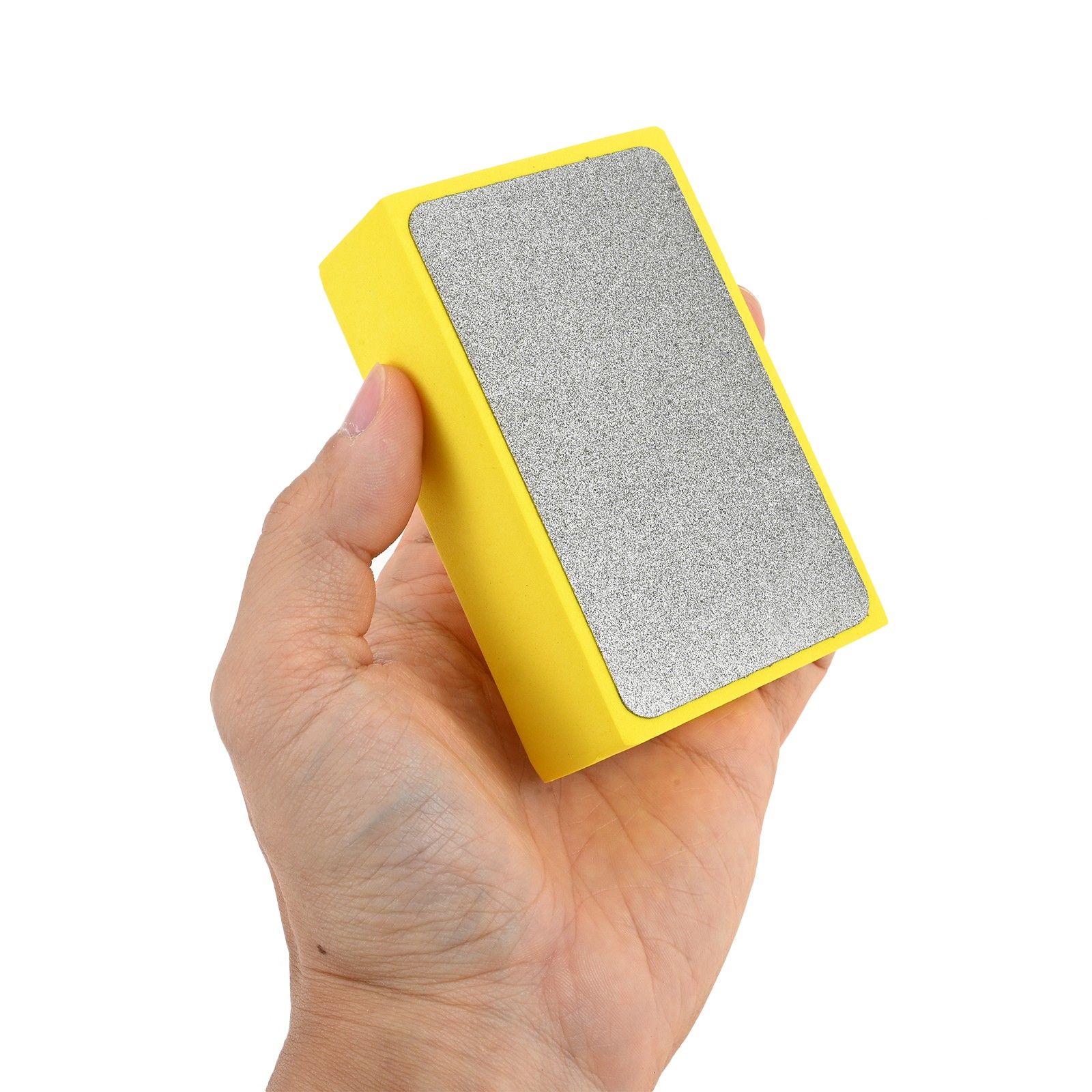 6×Diamond Hand Polishing Pads Foam Backing Sanding Blocks For Ceramic Tile