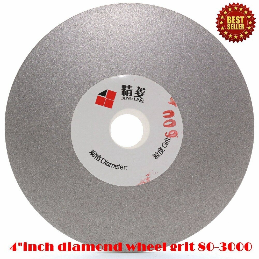 4″ in Diamond Grinding Discs Grit 80-3000 Flat Lap Disks Tools for Angle Grinder