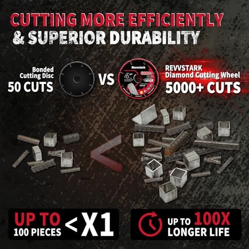 4 1/2 Inch Diamond Cutting Wheel – 4-1/2 Cut Off Wheel for Angle 3.0 4.5″x7/8in.