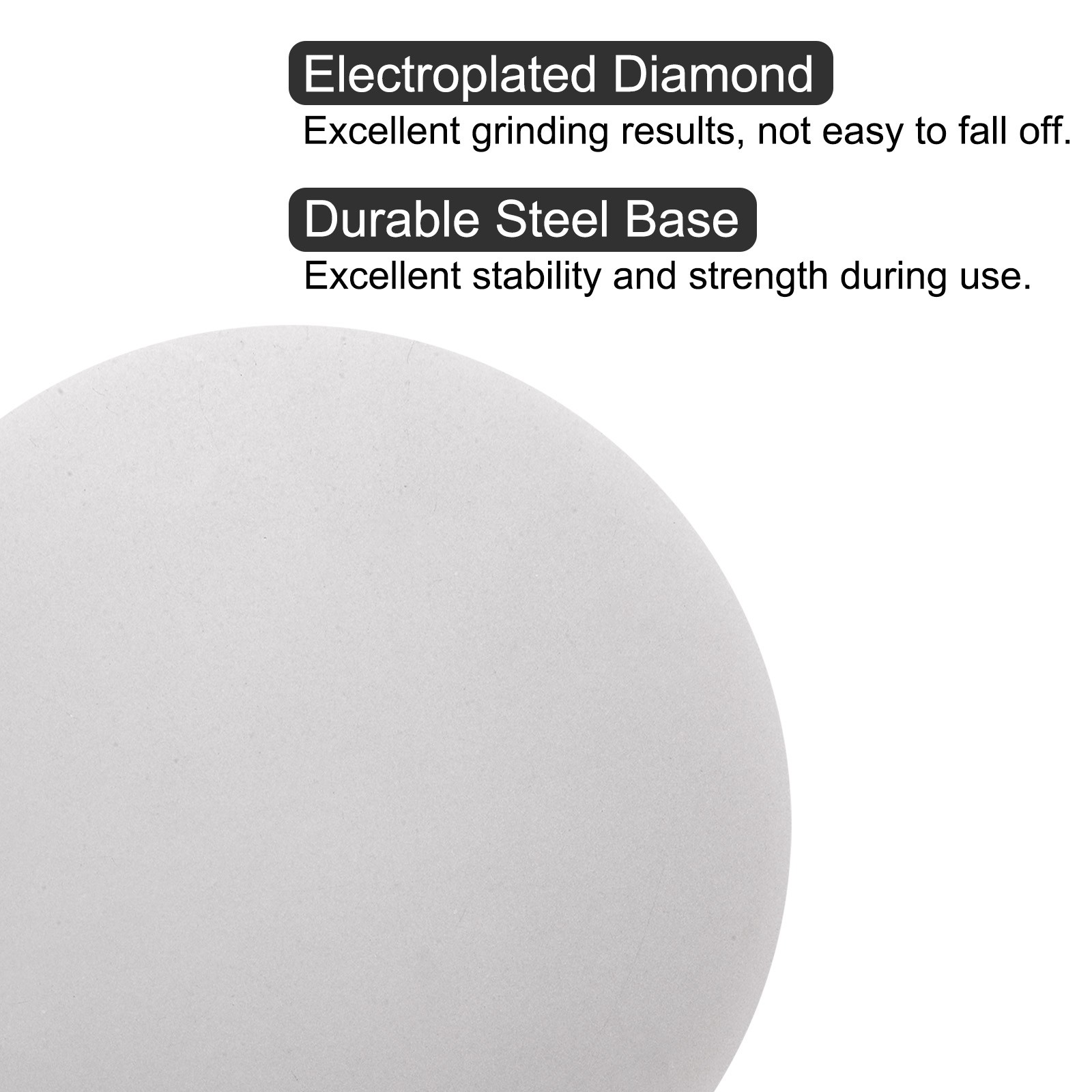 Diamond Sanding Grinding Disc 12″ Grit 800 No Center Hole Flat Lap Wheel Disk