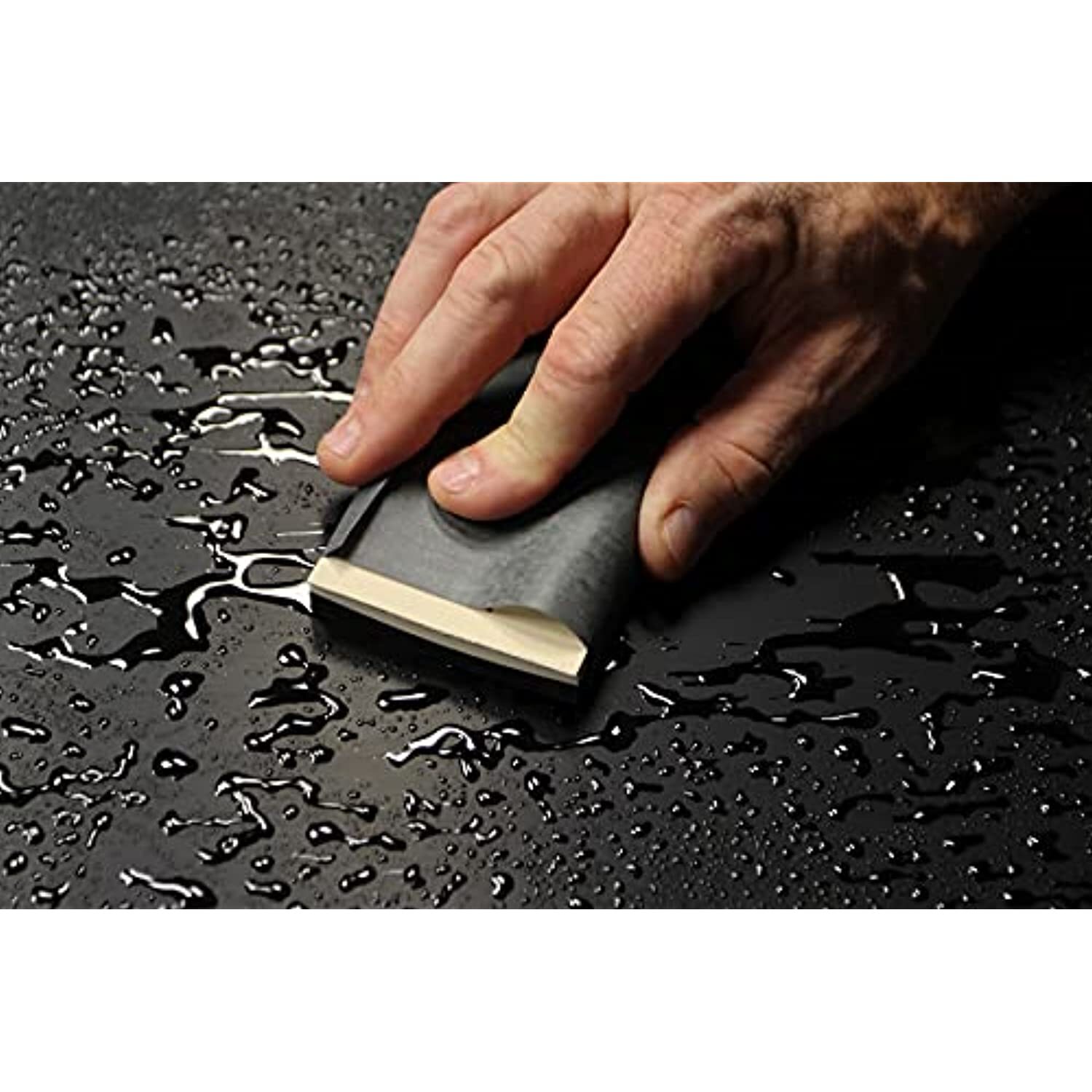 ALI INDUSTRIES 4241 9″ x 11″ Waterproof Sanding Sheets, Black