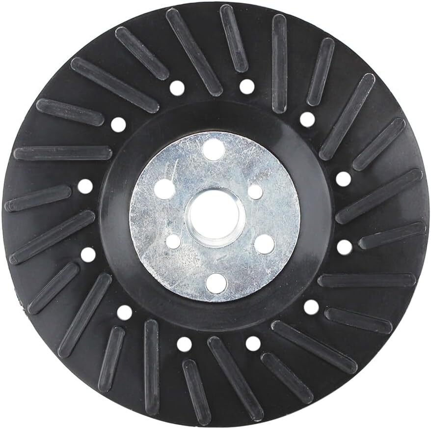 SATC 2PACK Angle Grinder Ribbed Backing Pad for Resin Fiber Disc, 4.5″ x 5/8″-11