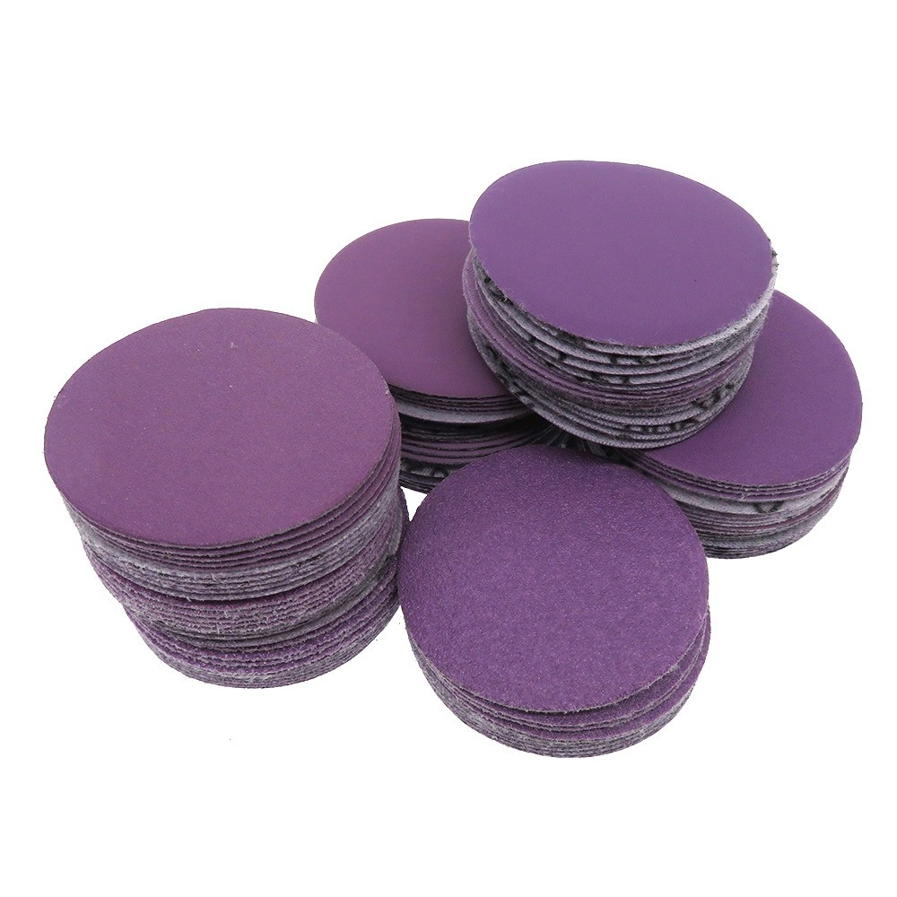 2-Inch 50mm Sanding Discs 60-10000 Grit Hook Loop Aluminum Oxide Sandpaper