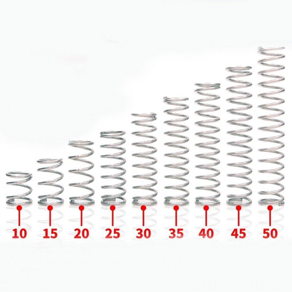 304 Stainles Steel Compression Pressed Springs ,0.6mm 0.7mm 0.8mm Wire Diameter
