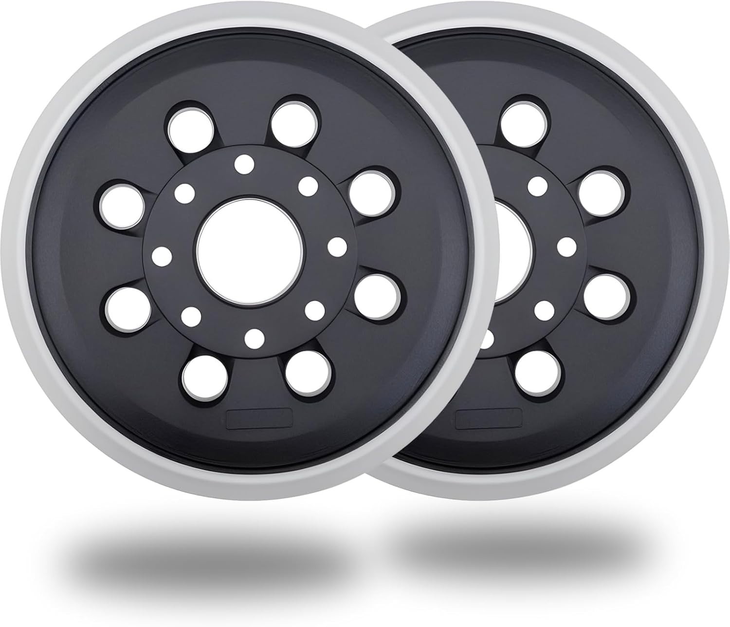 2 Pack 5 Inch 8 Hole Hook & Loop Replacement Sander Pad for 5″ Bosch ROS20VS,