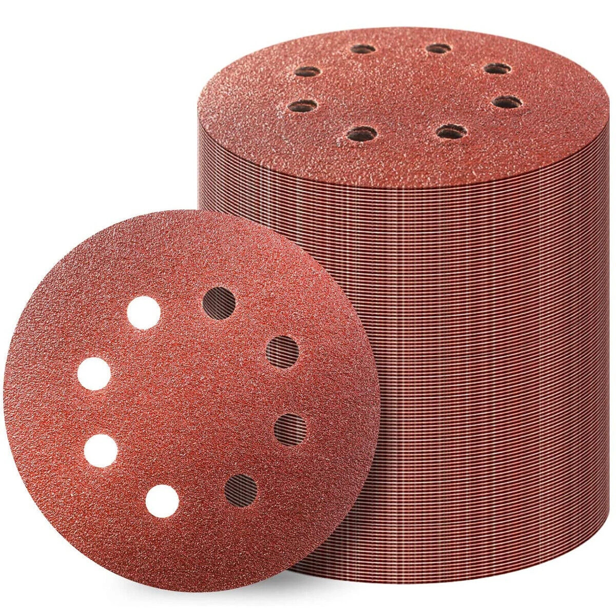 5inch Sanding Discs 40-1000 Grit Hook Loop 8-Hole Orbital Sander Paper Sandpaper