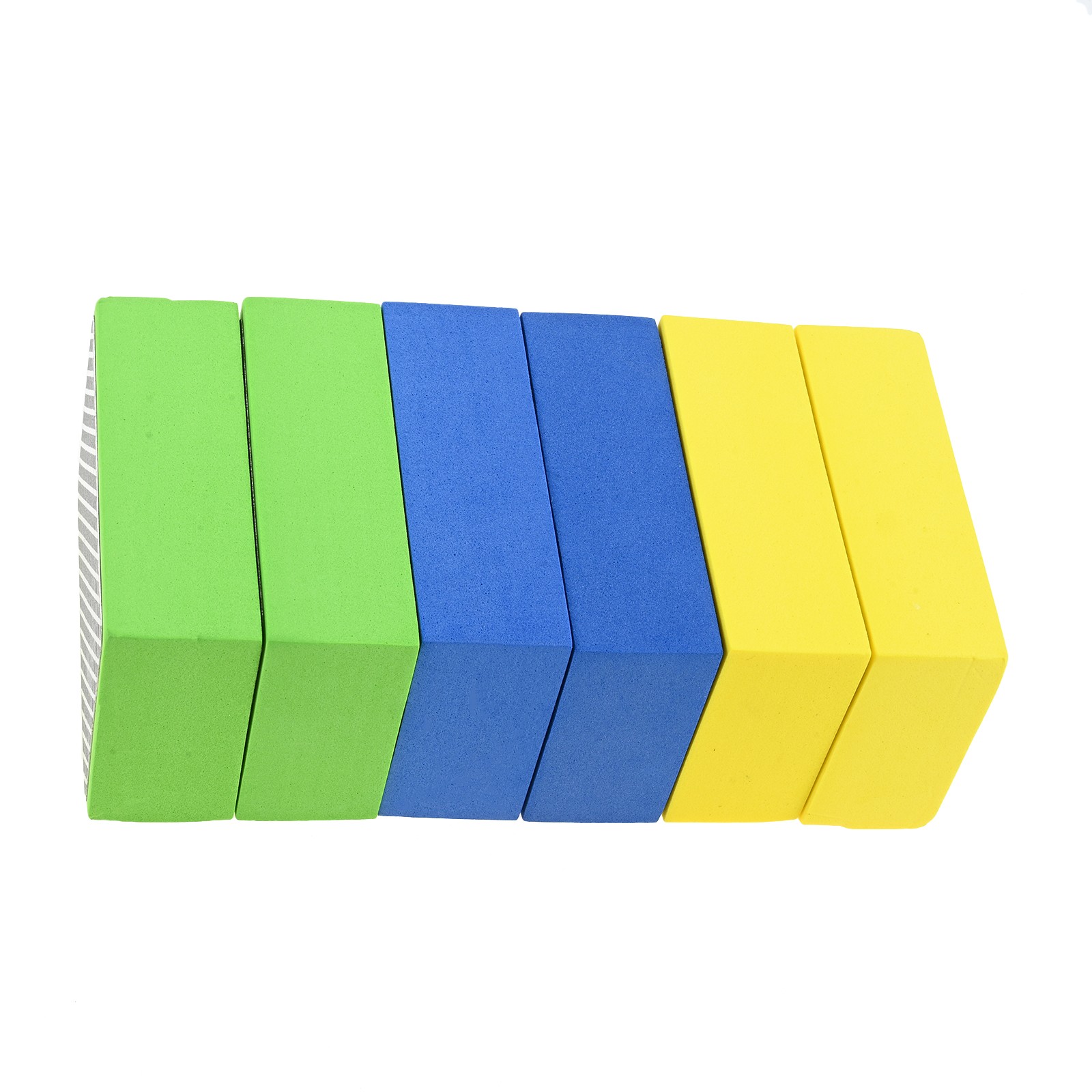 6×Diamond Hand Polishing Pads Foam Backing Sanding Blocks For Ceramic Tile