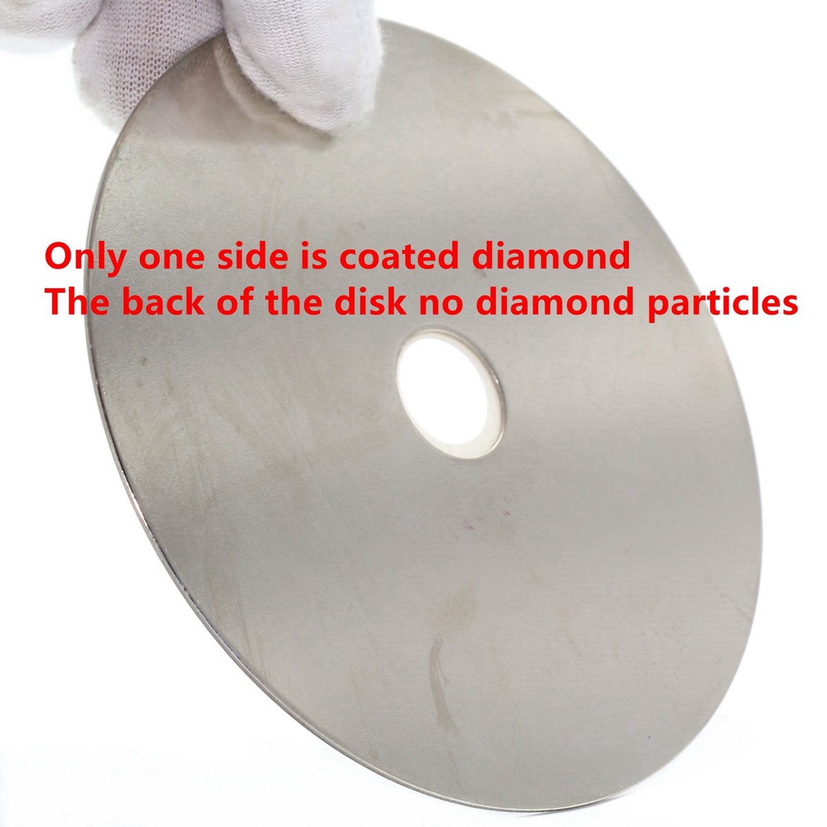 6 inch Lapidary Diamond Grinding Disc Grit 240 Coated Flat Lap Disk 1/2” Arbor
