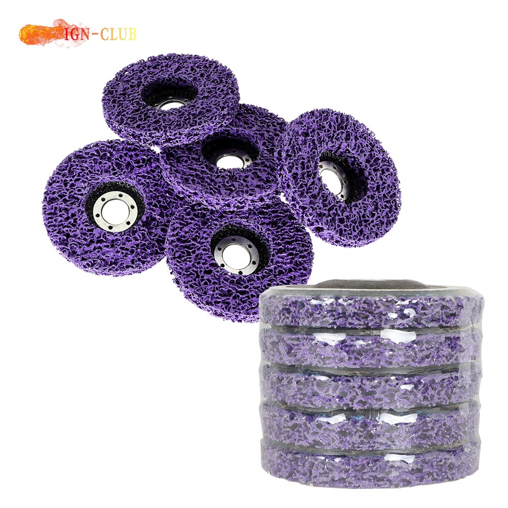 10PCS 4-1/2″ x 7/8″ Strip Discs Stripping Wheel For Angle Grinders Paint Removal