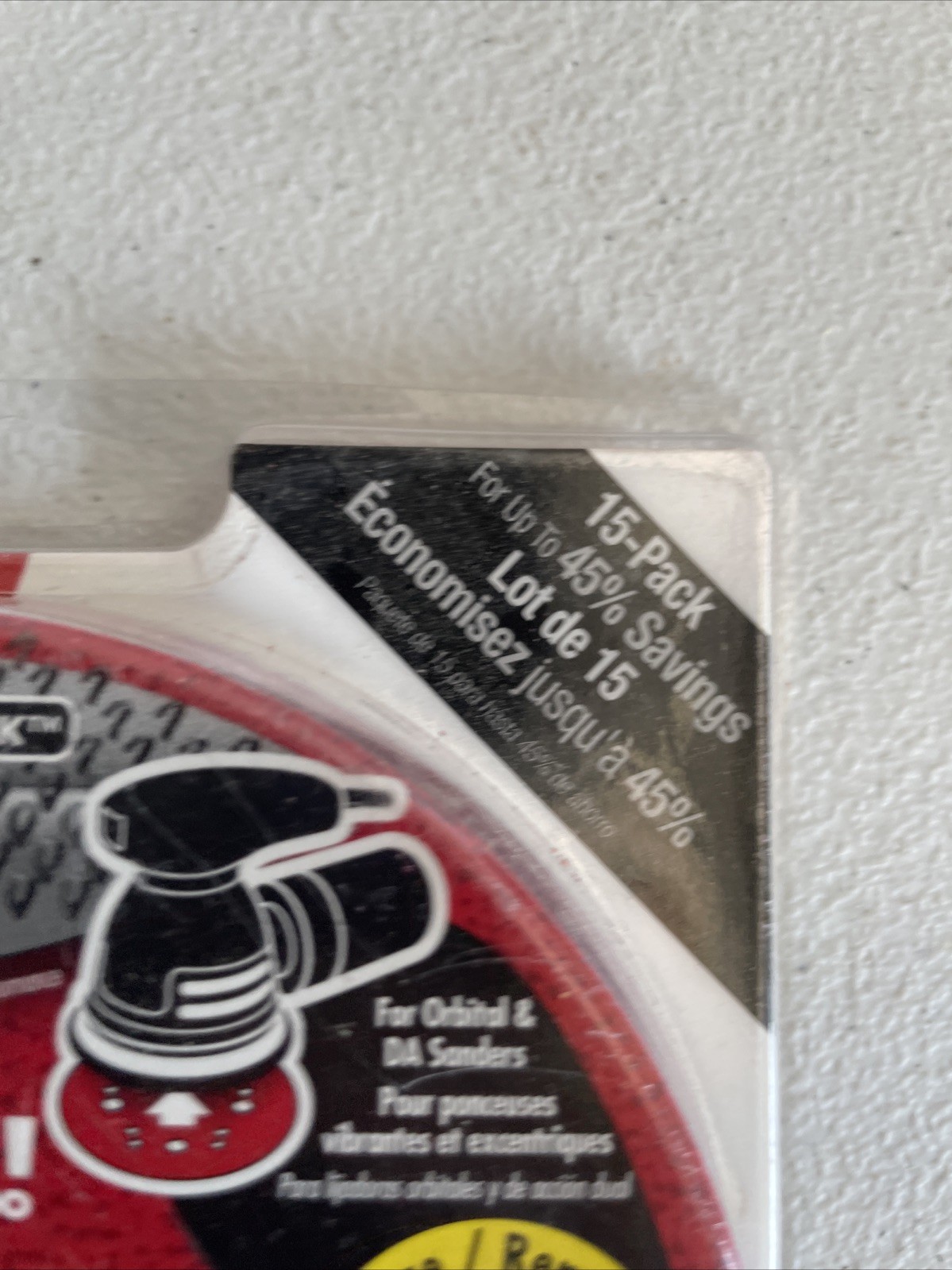 Diablo 5″ 80 Grit Hook and Lock Ceramic Blend Sanding Discs – Pack of 15