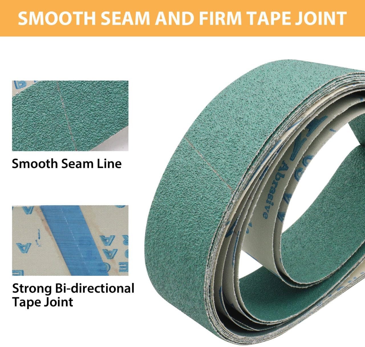 Knife Making Sanding Belts 2×42 6 Pack Ceramic
