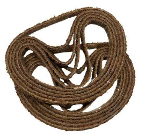 20/50PCS 1/2 x 18 in Nylon Non Woven Sanding Belt Coarse For Metal & Woodworking