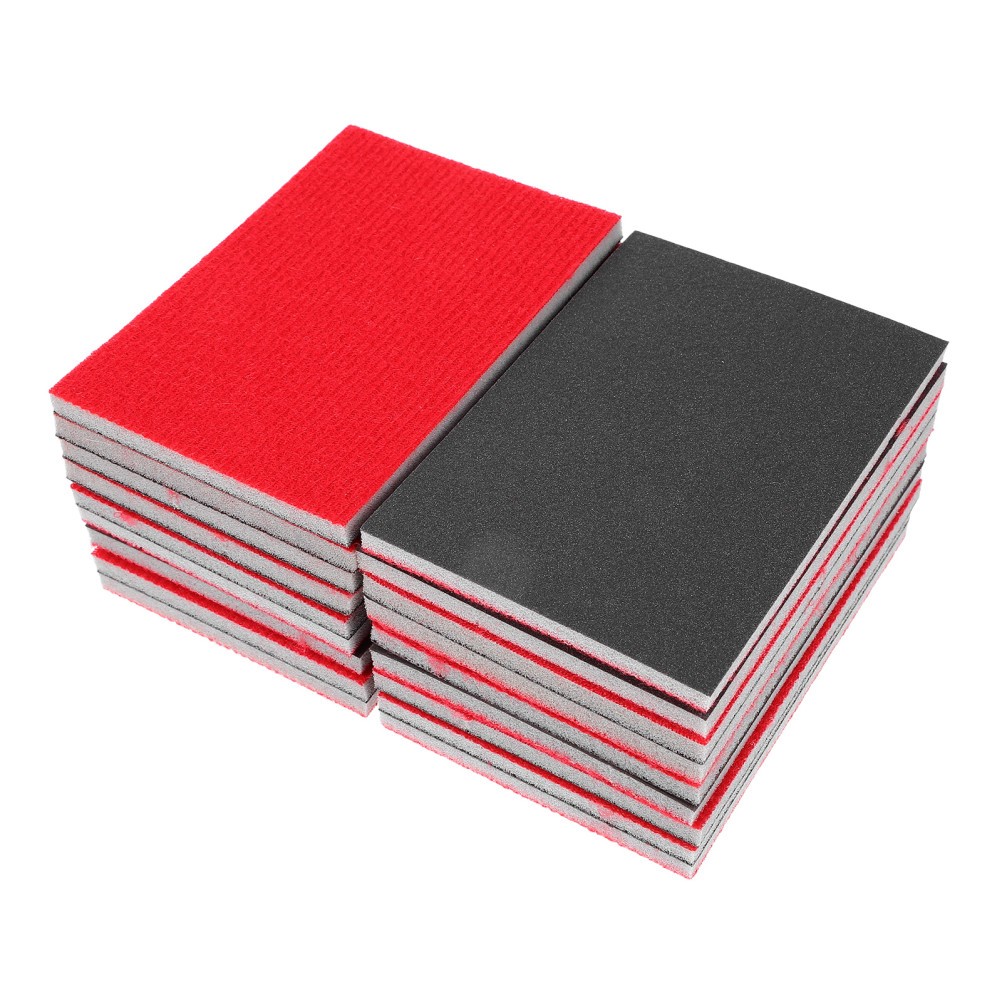 Multi Color Sanding Sponge Set 18Pcs Durable Blocks for Car Wood Metal Polishing