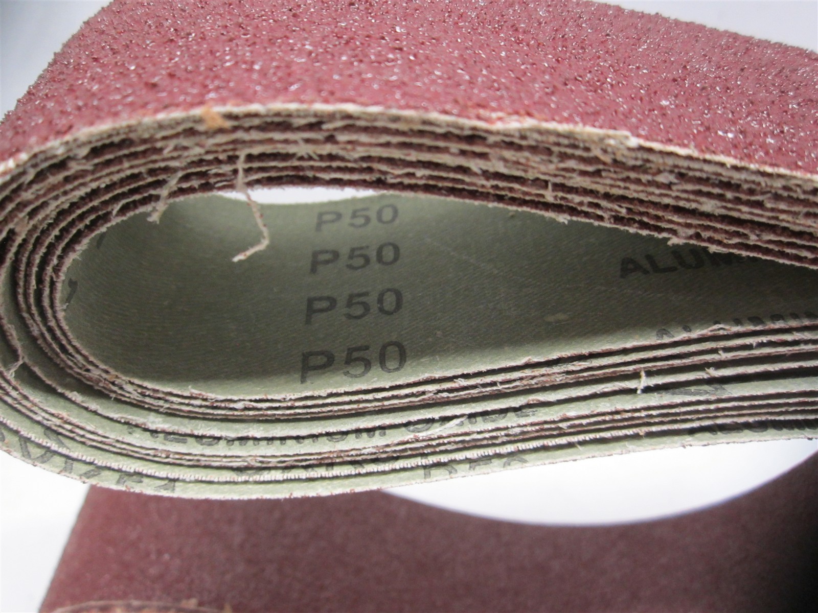2″ x 48″ A/O 50 Grit Abrasive Belt – Pack of 10