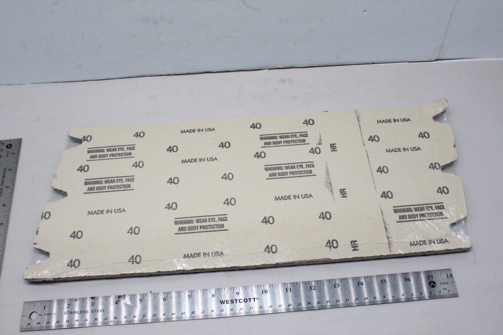 Virginia Abrasives 40 Grit Floor Sanding Sheet 8″ x 19-1/2″ Notched, Pack of 10