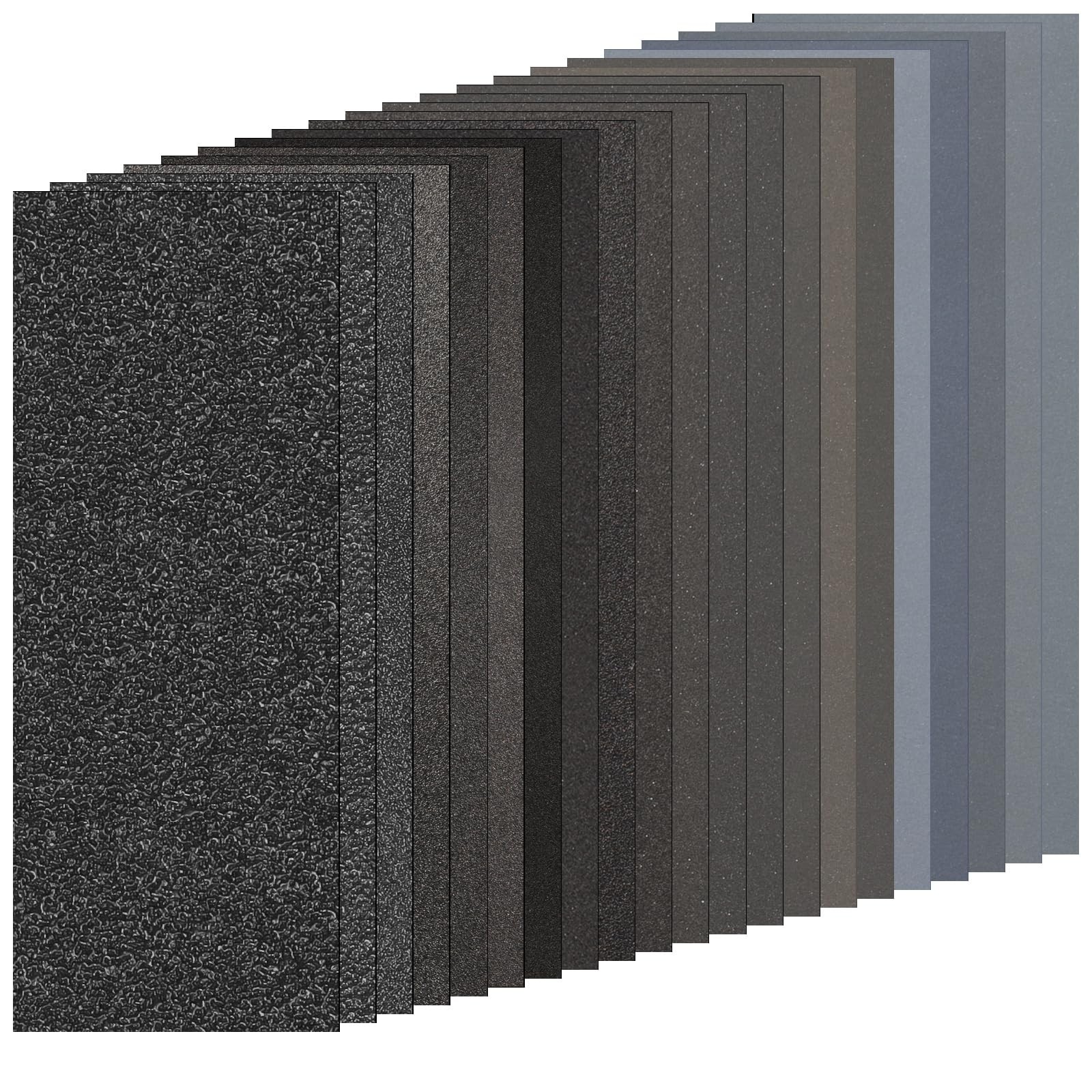 Sandpaper Assortment 80-5000 Grit, 51 Sheets, 9 X 3.6 Inch Wet Dry Sand Paper