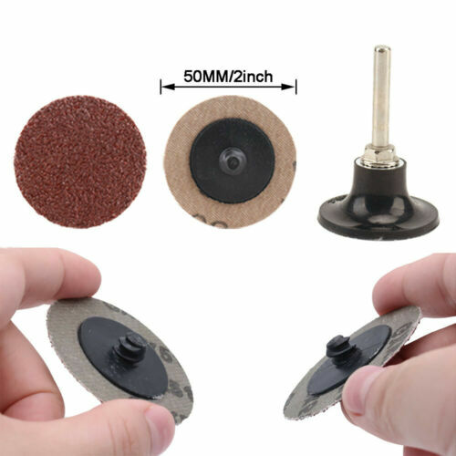 50mm 2″ Sanding Disc R-type Roll Lock Surface Grinding Discs with 1/4” Holder