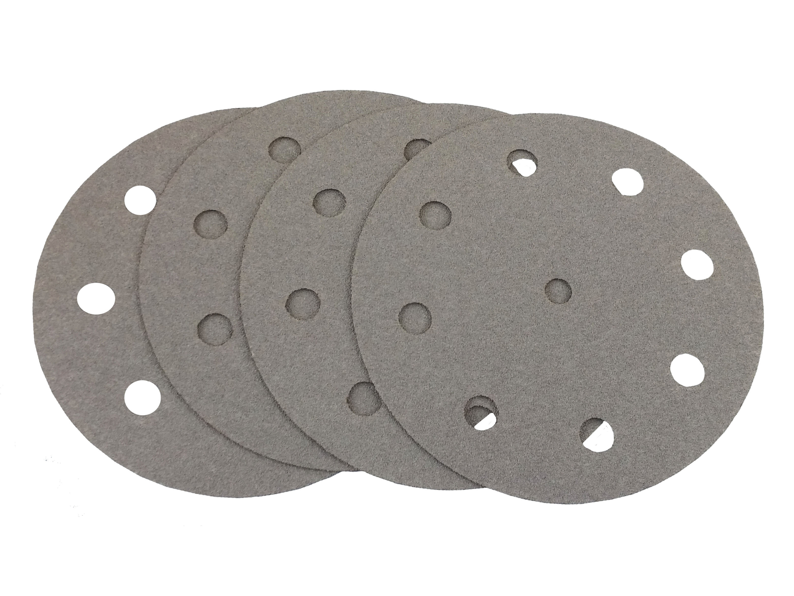 5″ X 9 Hole Platinum Film Hook and Loop Grip Sanding Discs (50 Pack, 2000 Grit)