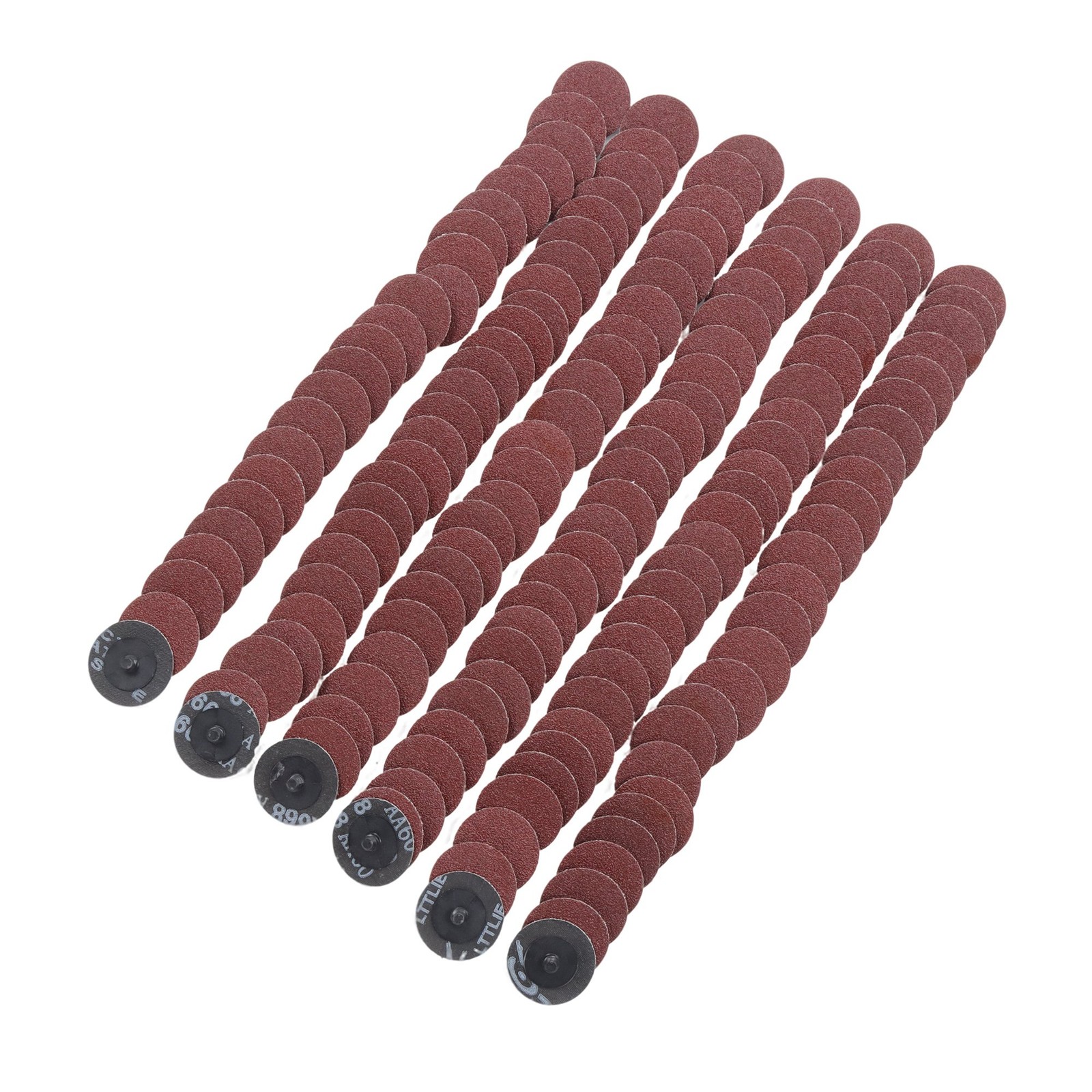 150 Pieces 2 Inch 60 Grit Medium Red Torque Sanding Discs for Die Grinder