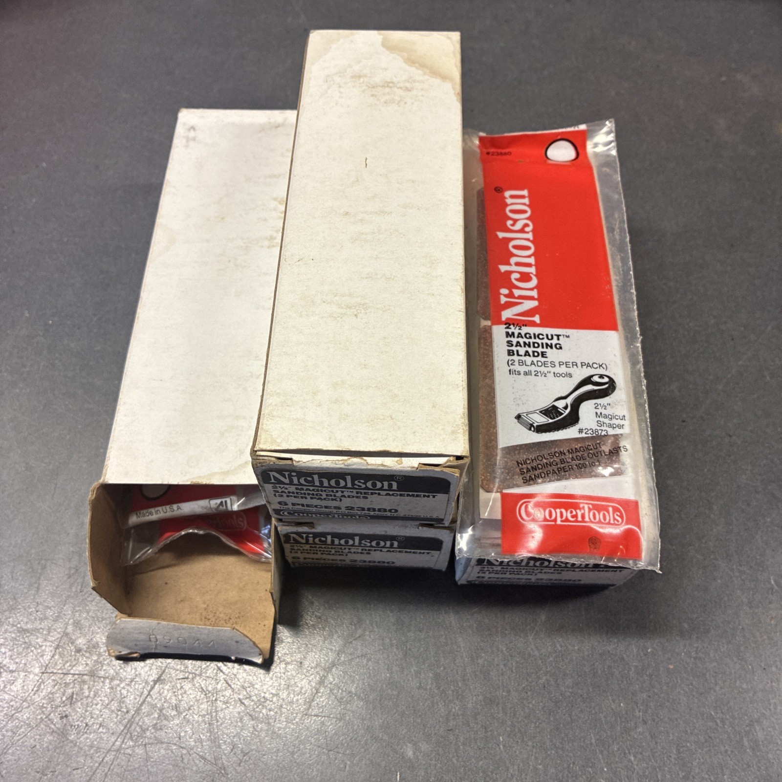Lot Of 42 Nicholson Magicut 2.5” Sanding Blades 23880 – Fits 23873 Shaper USA