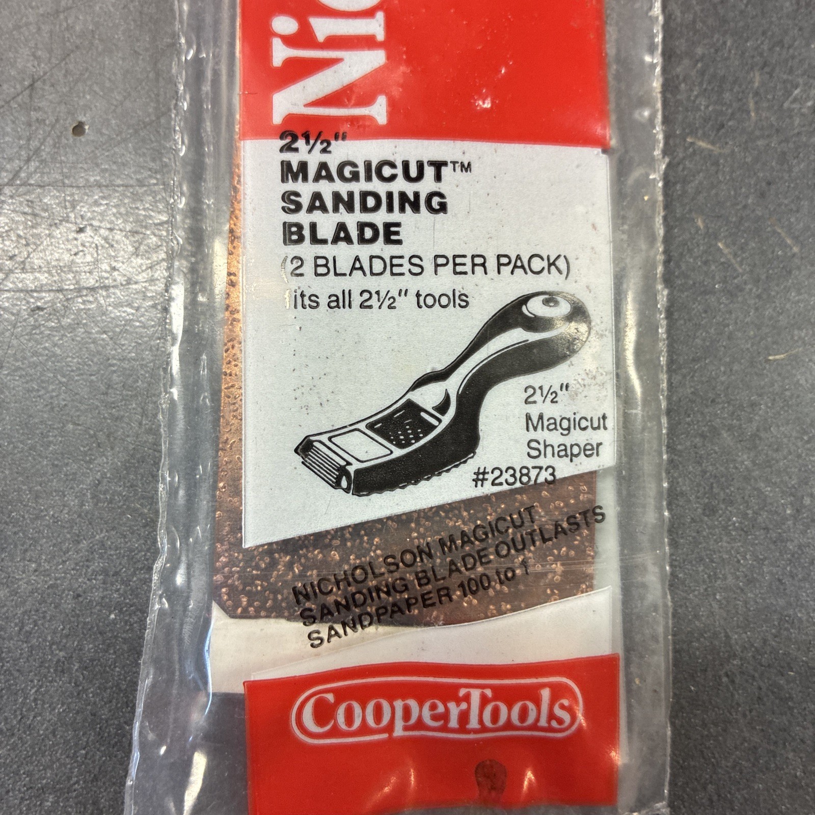 Lot Of 42 Nicholson Magicut 2.5” Sanding Blades 23880 – Fits 23873 Shaper USA