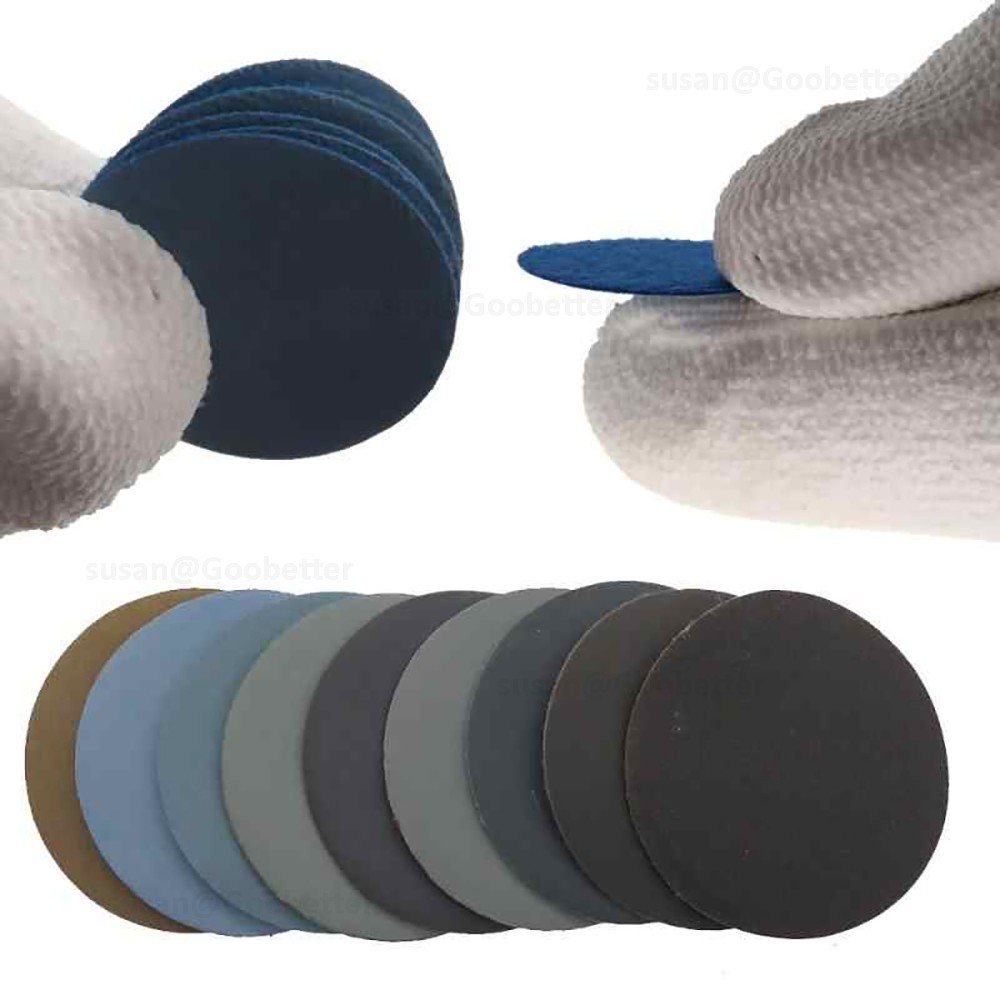 Sanding Discs Pads 25/50/75/100/125/150/180/200mm Hook And Loop Wet Abrasive