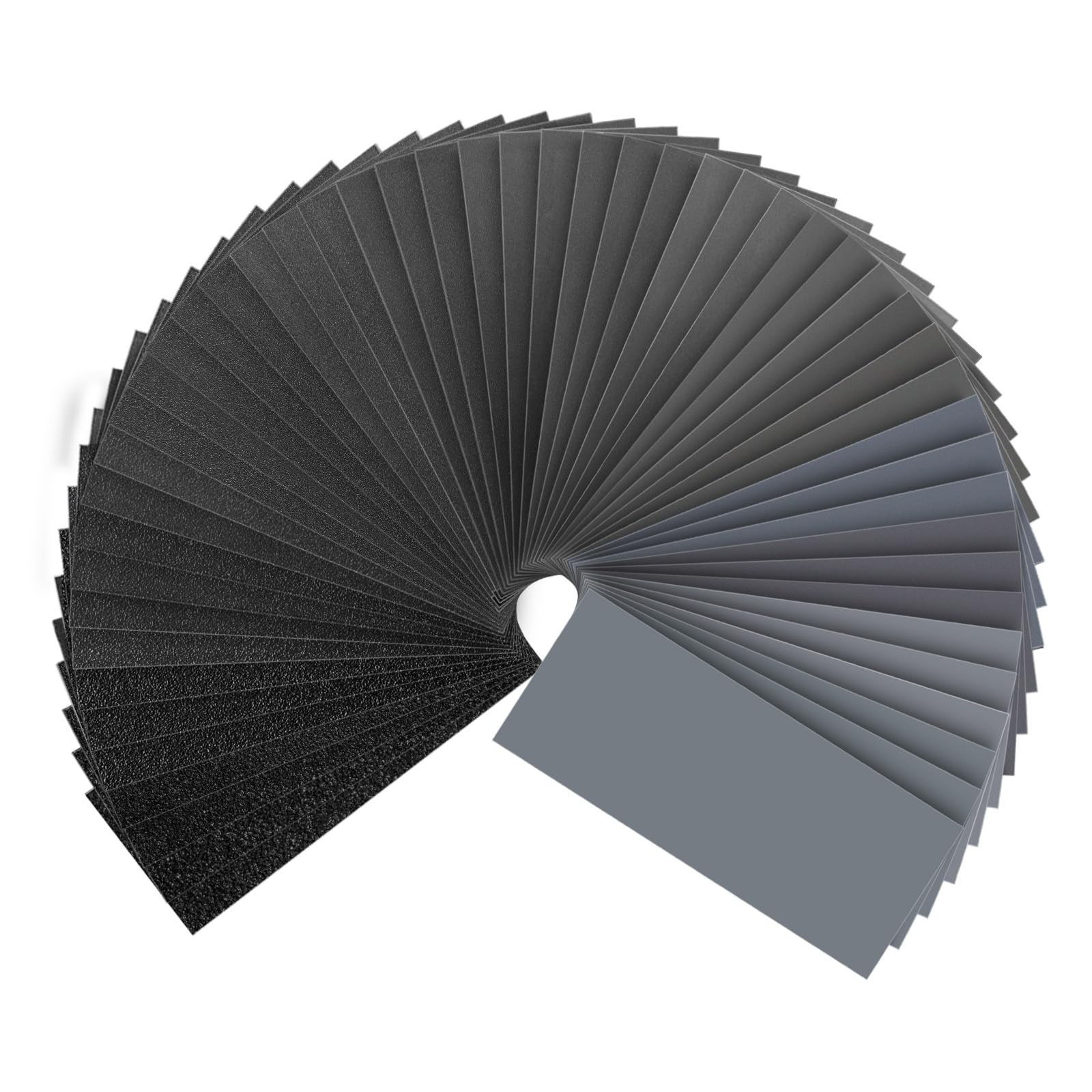 Sandpaper Assortment 80-5000 Grit, 51 Sheets, 9 X 3.6 Inch Wet Dry Sand Paper