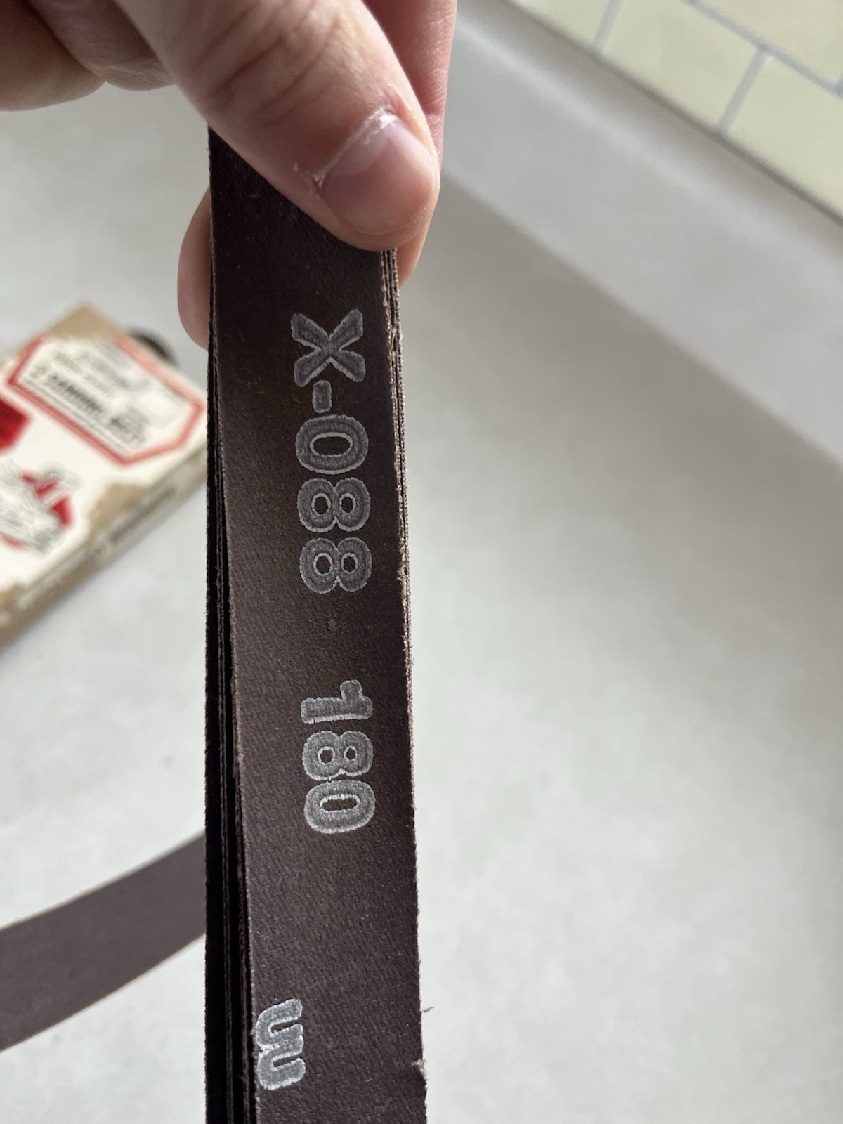 Aluminum oxide sanding belts 1×42 & x-088 lot New Vintage Belts Sears Roebucks