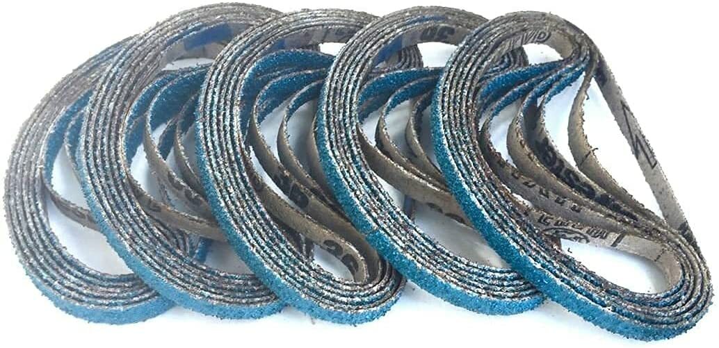 Starcke Premium 1 x 42 Inch Sanding Air File Narrow Belts Zirconia