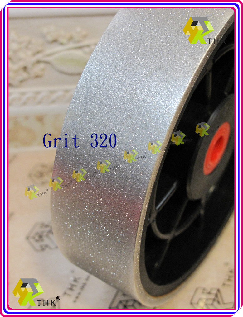 150mm 6 inch THK Diamond Lapidary Jewelry Grinding wheel 50mm 2″ Width Grit 150