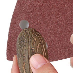 50 Pcs Triangle Sanding Pads Hook and Loop 40 Grit Oscillating Sanding Pad 90mm