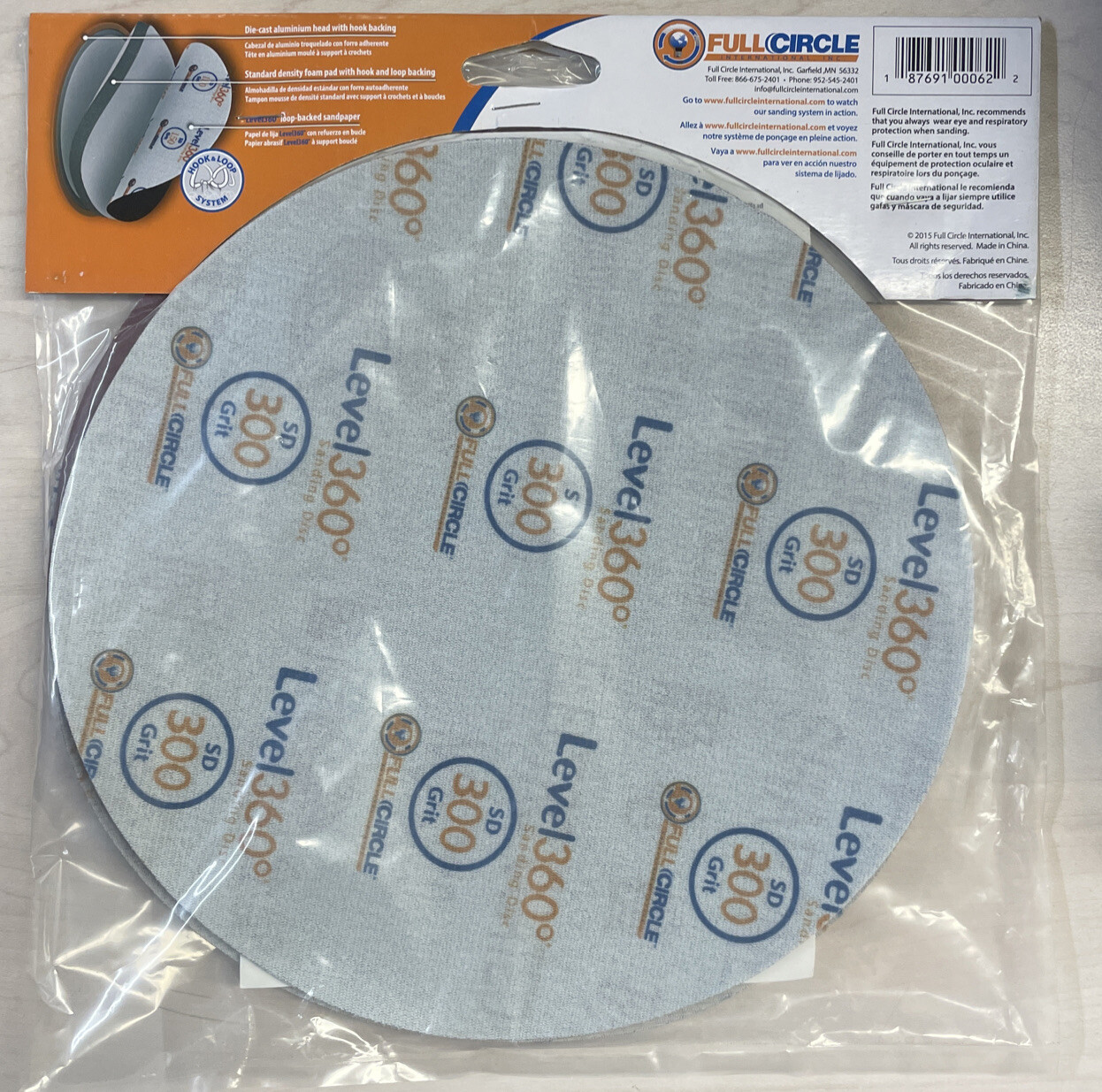 Radius 360 Drywall Sanding Discs, 9″ 300-Grit (5 Pack) Fits PC 7800 *NEW*